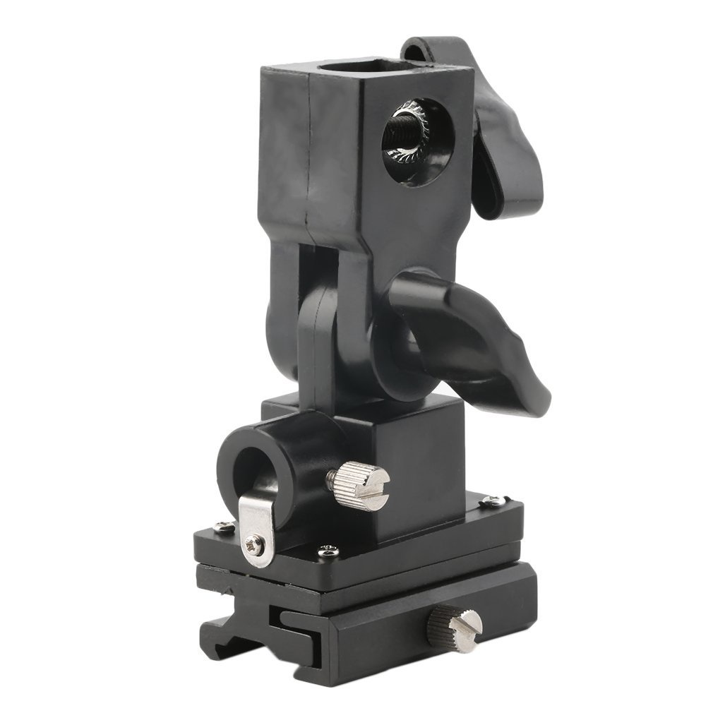 Fu-Sob Universal B Type Multifunction Holder Led Flashlight Umbrella Swivel Light Stand Bracket For Camera [Q/14]