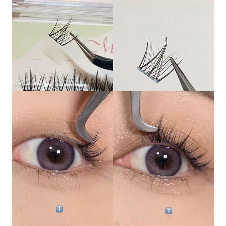 Monifee Lông Mi Giả Tự Nhiên Họa Tiết Hoạt Hình Xinh Xắn