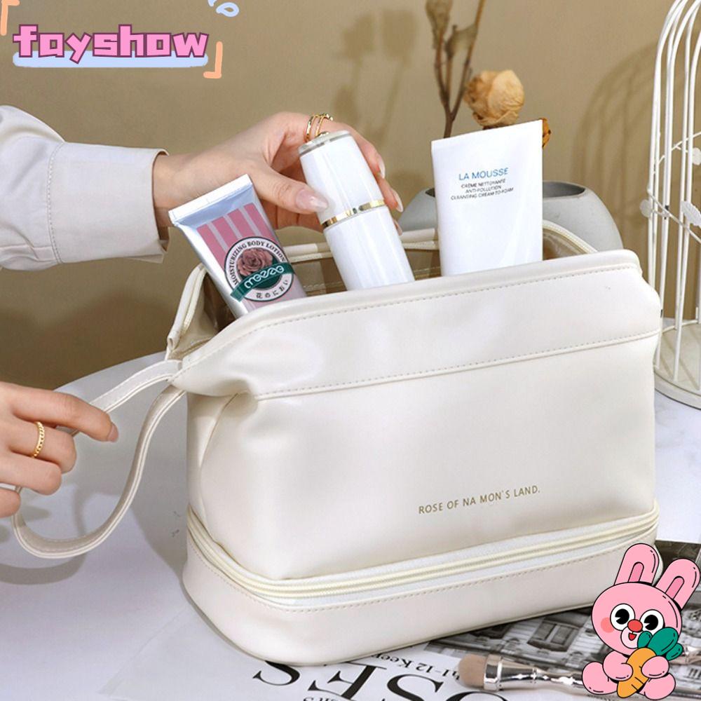 Túi Đựng Đồ Trang Điểm Hai Ngăn Tiện Dụng Khi Đi Du Lịch