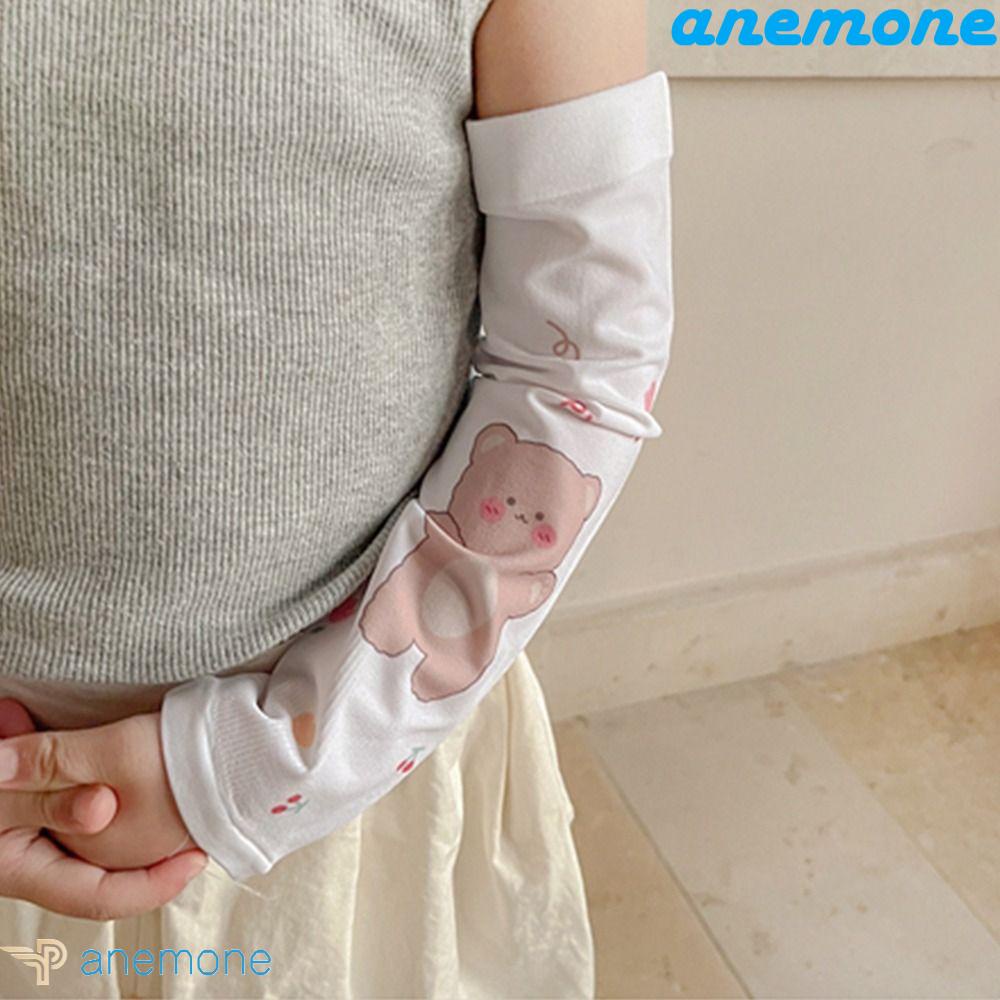 Ống Tay Áo Bằng Lạnh Họa Tiết Hoạt Hình Khủng Long Thỏ Dễ Thương Cho Trẻ Em