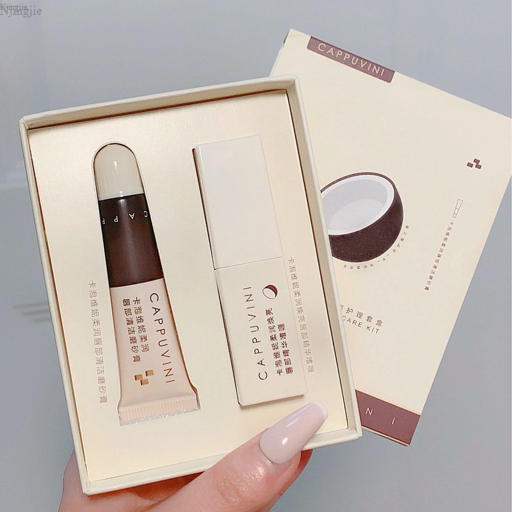 Set Son Dưỡng Môi Cappuvini® Tẩy Tế Bào Chết Bao Gồm Bán Riêng Dưỡng ẩm