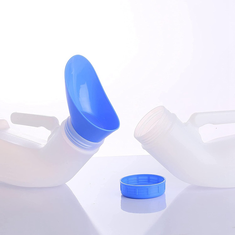 Bộ 2 Phễu Đi Tiểu Có Nắp Đậy Chống Tràn Tiện Dụng Mang Theo Du Lịch Cho Nam Và Nữ