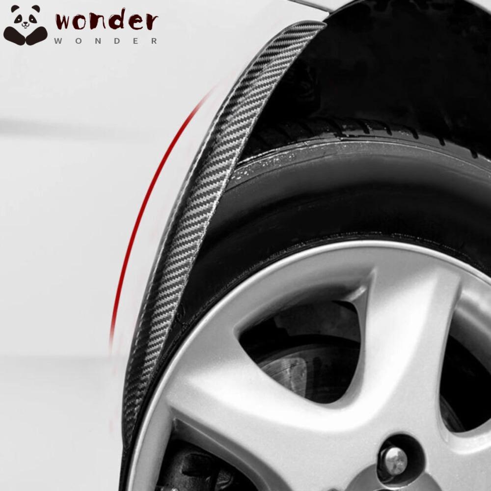 2 Miếng Dán Trang Trí Xe Hơi Bằng Cao Su Mềm Họa Tiết Sợi Carbon