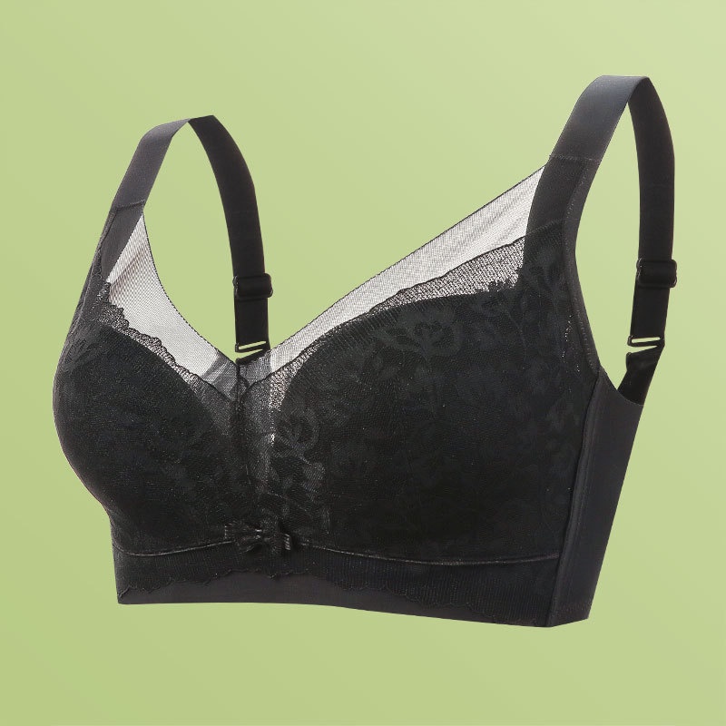 Áo Ngực Ren Mỏng Nâng Ngực Size Lớn Có Thể Điều Chỉnh Thời Trang Mùa Hè Cho Nữ