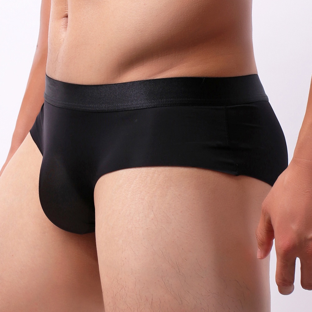 Sleek Quần Lót Lụa Lạnh Chữ U Dáng Ôm Co Giãn Thiết Kế Gợi Cảm Cho Nam