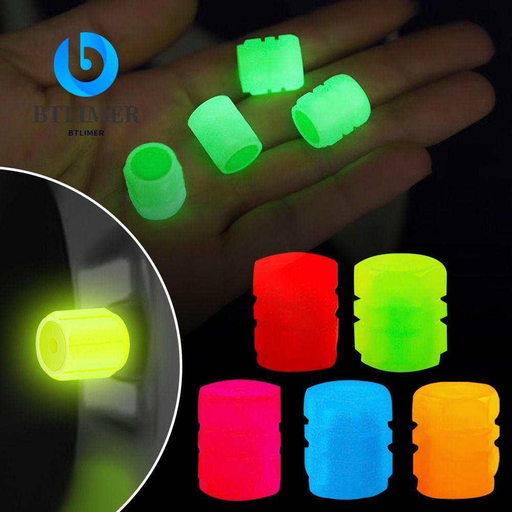 Bộ 40 Nắp Van Lốp Xe Hơi Chống Bụi Phát Sáng Trong Bóng Tối Tiện Dụng