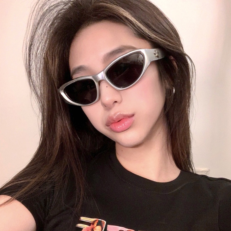 Kính Mát Tích Hợp Gia Vị Phong Cách Punk Hip Hop Âu Mỹ Y2K Mới