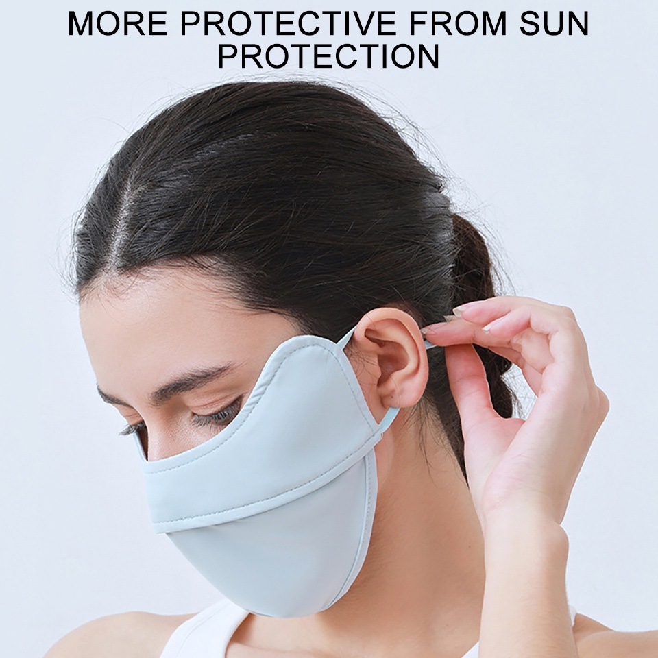 Khẩu Trang Chống Nắng Chống Tia UV Thoáng Khí Bảo Vệ Mắt Tiện Dụng