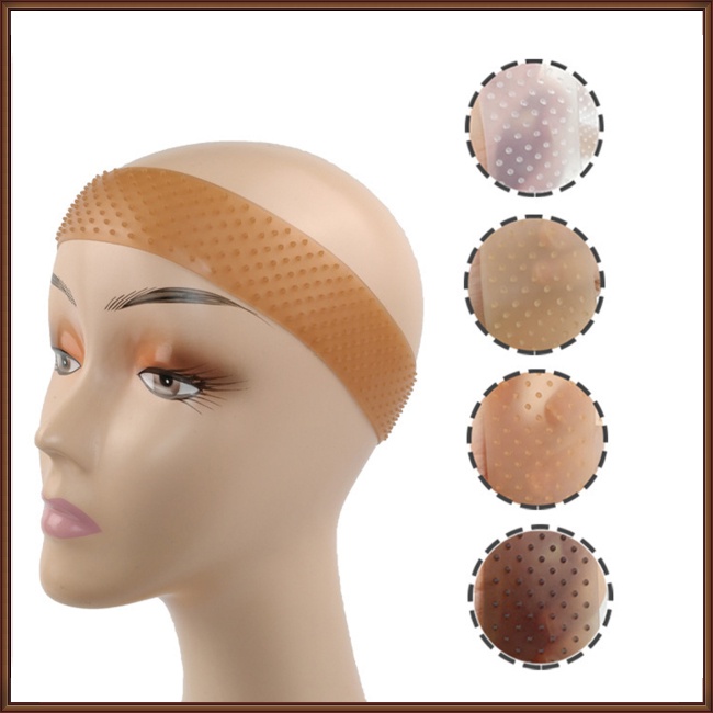 Băng Đô Đội Tóc Giả Bằng Silicone Chống Trượt Chống Đổ Mồ Hôi Tái Sử Dụng Linh Hoạt