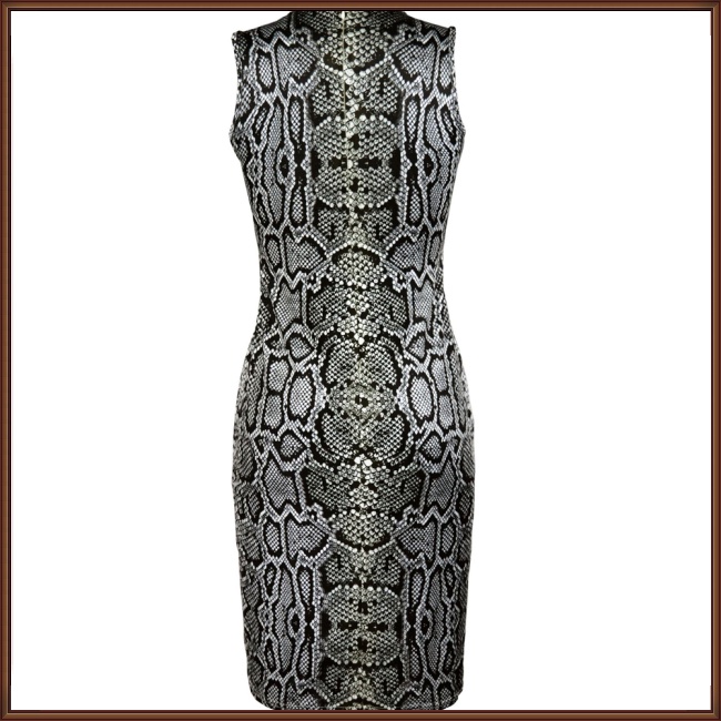 Đai Quấn Hông Bằng Polyester 10% Spandex90% In Họa Tiết Da Rắn Gợi Cảm 1 90%