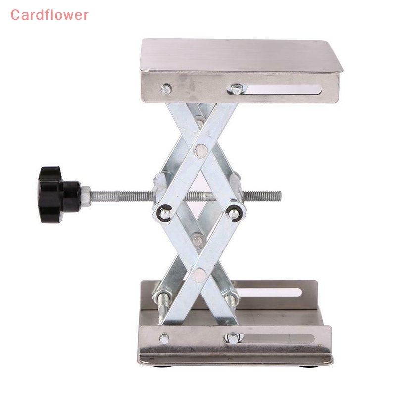 < Cardflower > Giá Đỡ Bộ Định Tuyến Bằng Nhôm Khắc Gỗ Để Bàn Phòng Thí Nghiệm Lifg Mới