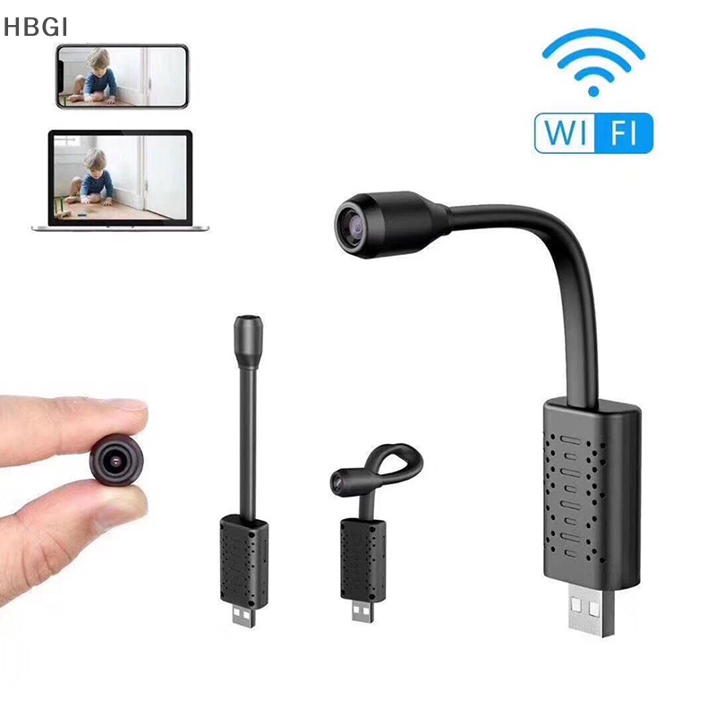 Hbgi> Camera Mini 4K wifi di động P2p ip/AP điều khiển từ xa USB Camera giám sát Hot
