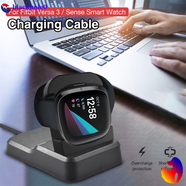 Đế Sạc Tròn Cổng Usb Cho Đồng Hồ Thông Minh Fitbit Versa4 / Versa3