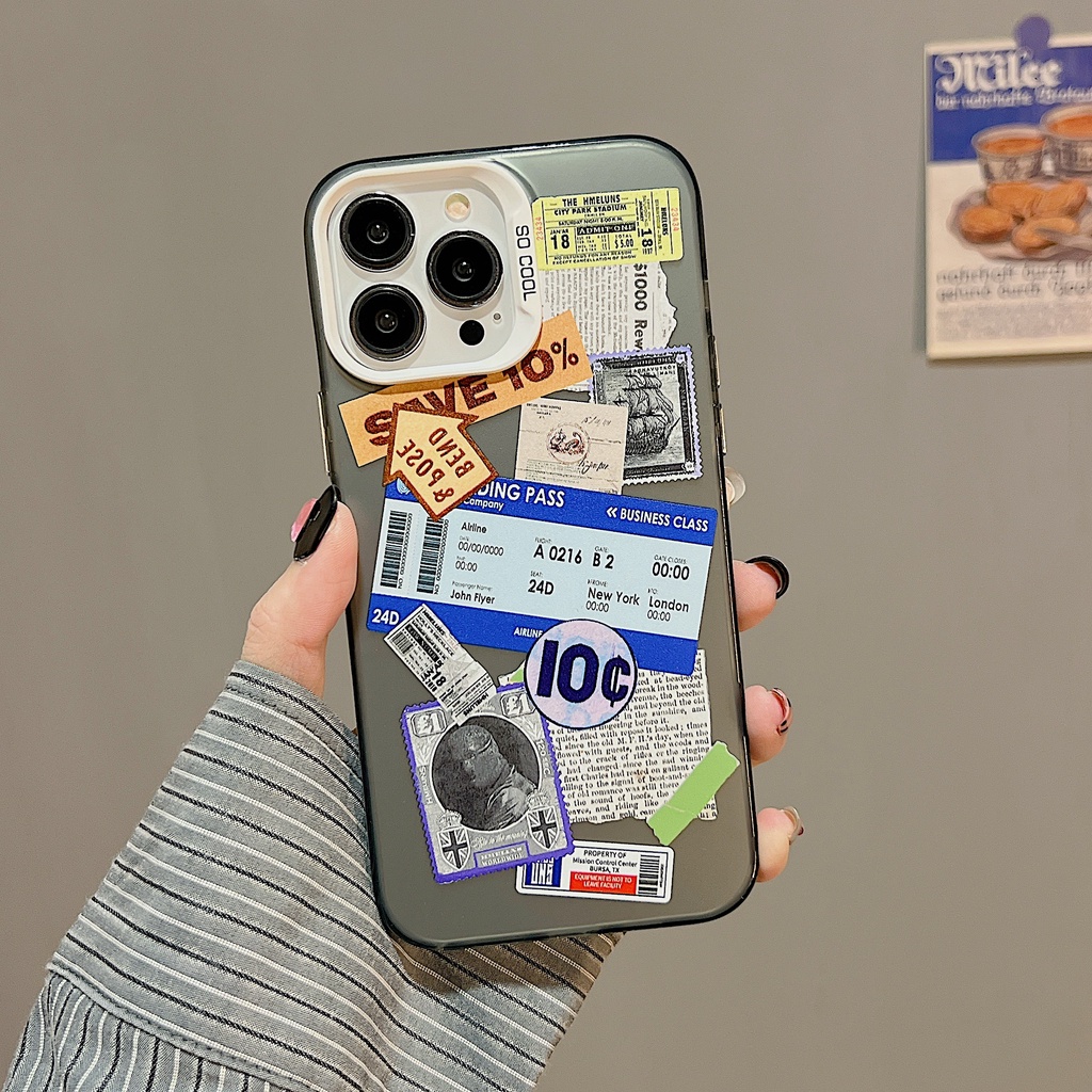 Ốp Điện Thoại tpu Dẻo Trong Suốt Họa Tiết Hoạt Hình Độc Đáo Chống Sốc Cho iPhone 11 13 12 14 PRO MAX