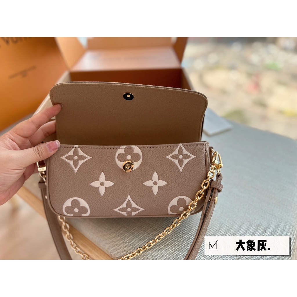 L- Túi Đeo Vai / Kẹp Nách Bằng Vải Ivy Woc Mới