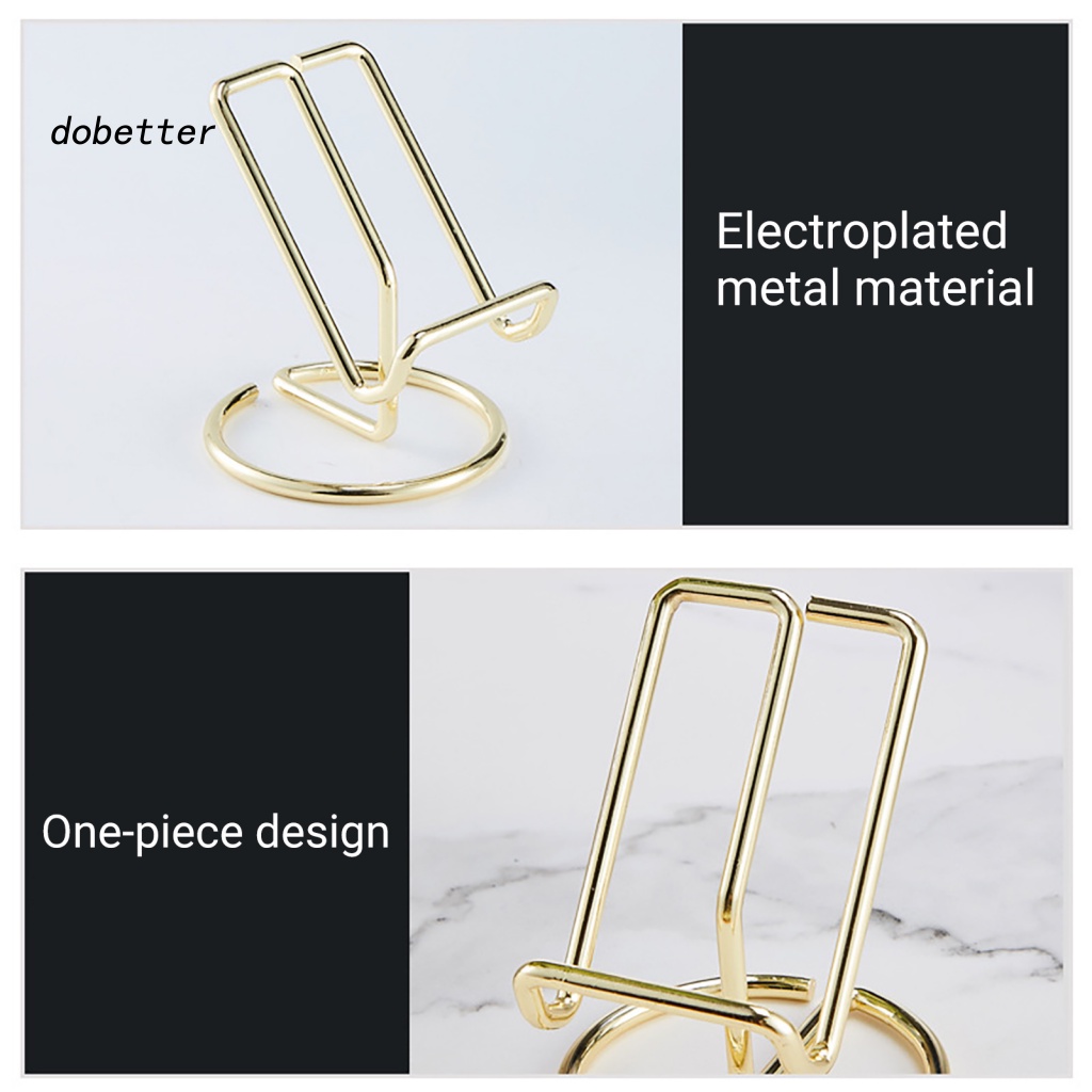 &lt; Dobetter &gt; Giá Đỡ Điện Thoại / Máy Tính Bảng Bằng Kim Loại Mạ Điện Đa Năng Để Bàn Cho Người Lười / Xem TV