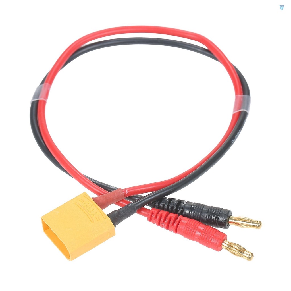 Dây Cáp Sạc QM159 Chuyển Đổi XT90 Đầu Cắm Sang 4mm 14AWG 30cm