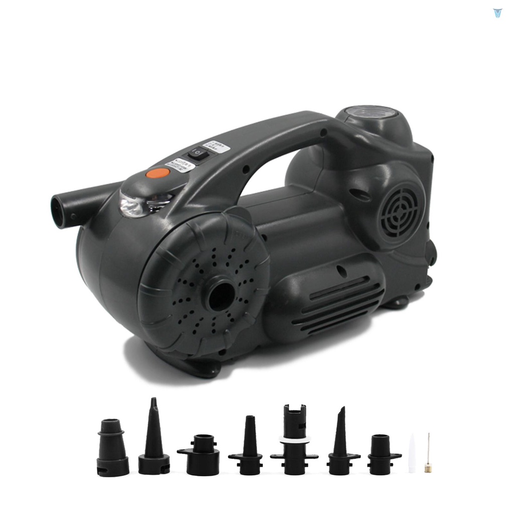 Máy Bơm Lốp Xe Có Đèn LED DC 12V 120PSI Chuyên Dụng