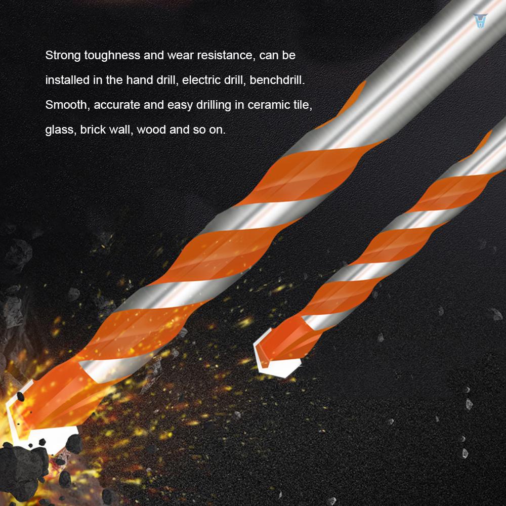 1 Mũi Khoan Xoắn Đa Năng 4 Tùy Chọn Dùng Để Khoan Kính / Gốm Sứ