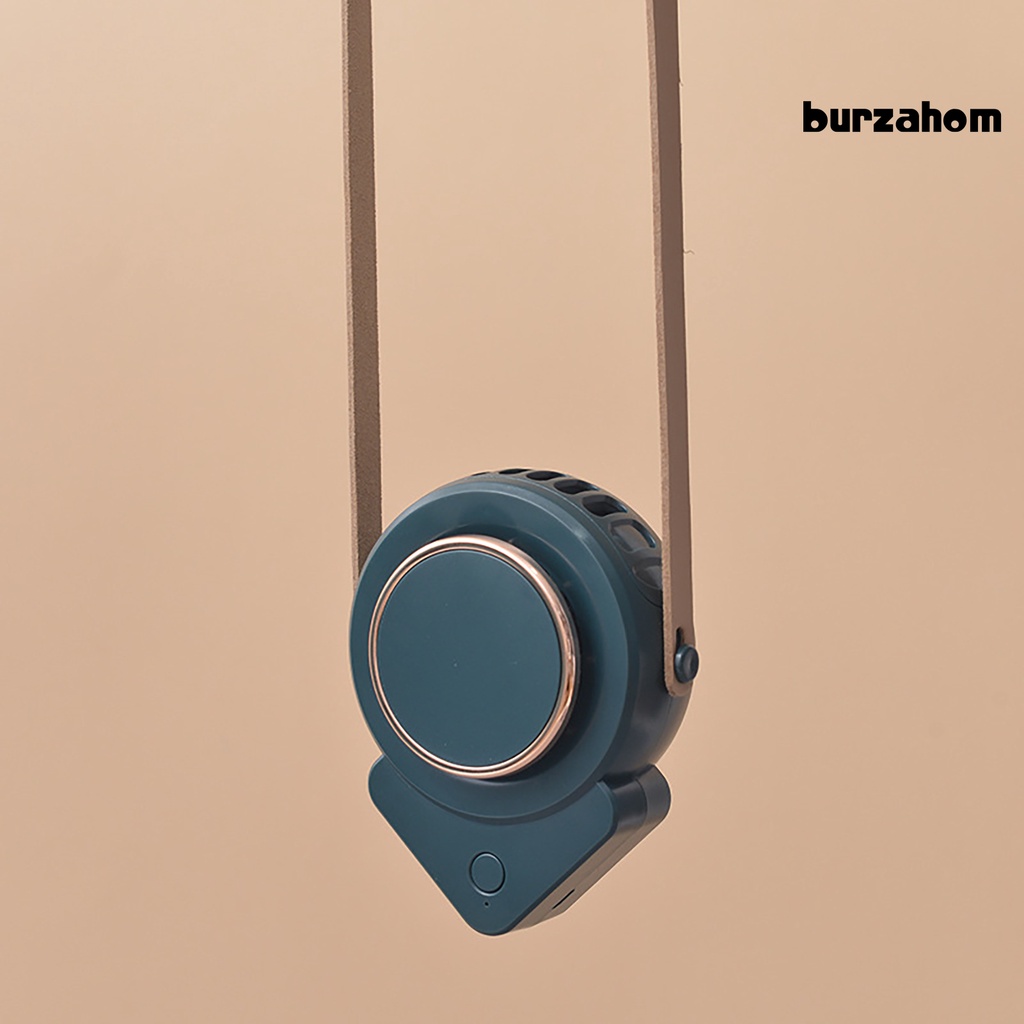 Quạt Mini 3 Tốc Độ Gió Kèm Dây Đeo Cổ Thiết Kế Nhỏ Gọn Tiện Dụng Cho Gia Đình