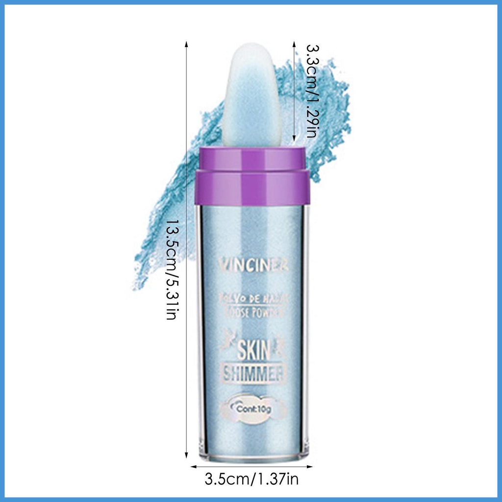 Phấn Bắt Sáng Ánh Nhũ Lấp Lánh Trang Điểm Cơ Thể Nổi Bật
