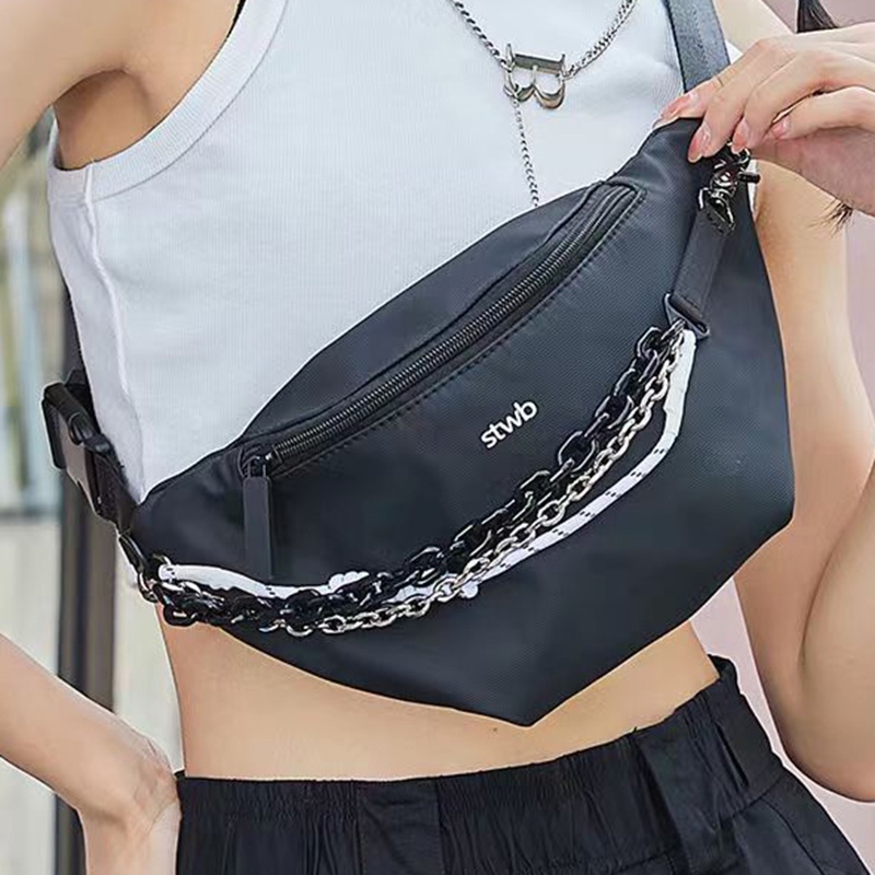 Túi Đeo Hông Bằng Nylon Chống Nước Thời Trang Cho Nữ
