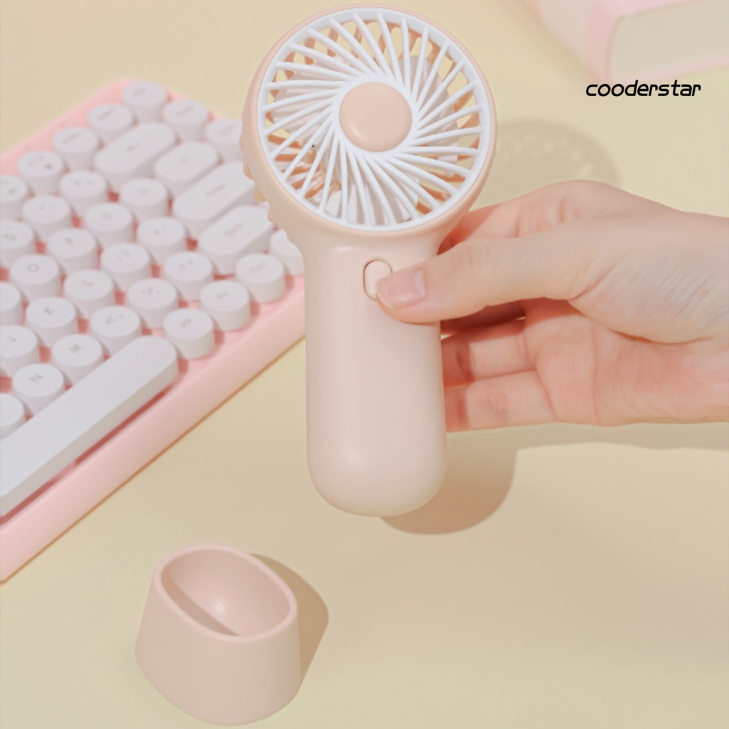 1 Bộ Quạt 2 Bánh Răng Cầm Tay Mini Tiếng Ồn Thấp Có Thể Tháo Rời