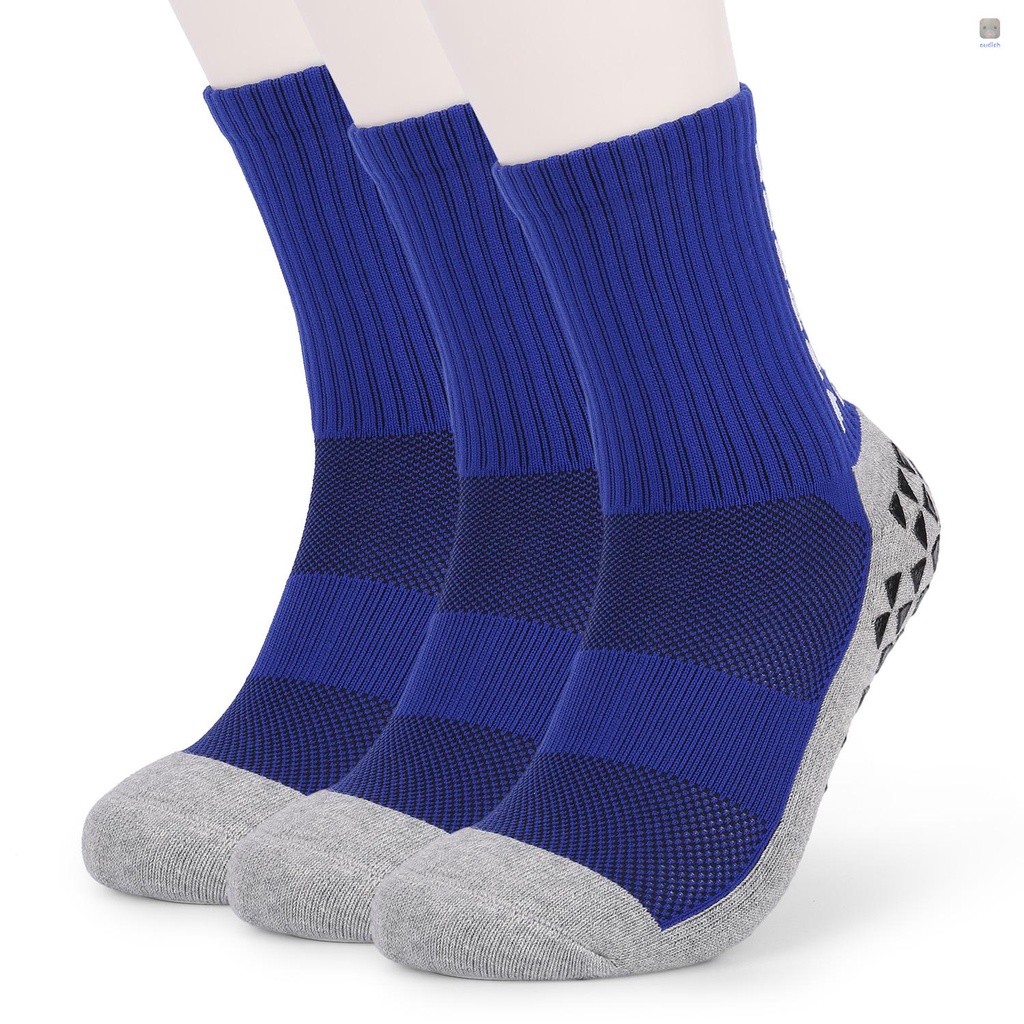 Set 1 / 3 Đôi Tất Thể Thao Dài Chống Trượt Thấm Hút Tốt Tiện Dụng Cho Nam