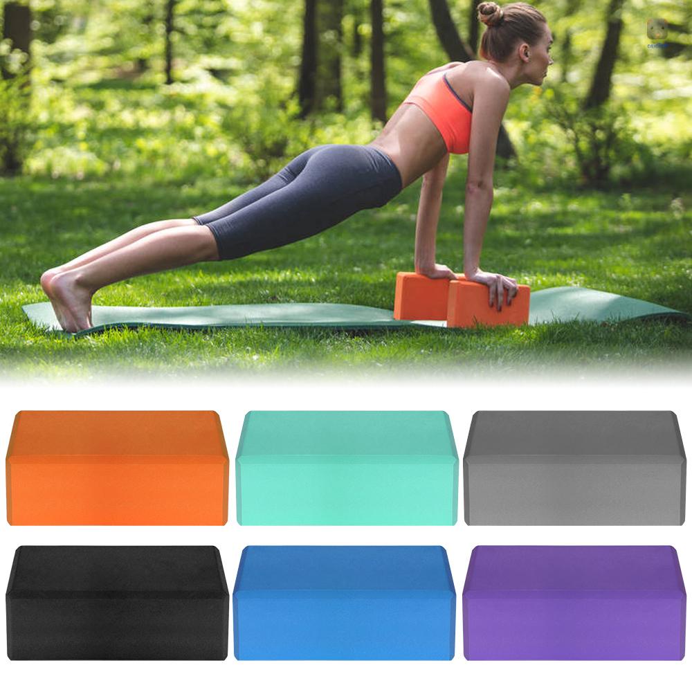 Set 1 / 2 Khối Nhựa EVA Chống Trượt Hỗ Trợ Tập Yoga / Pilates / Ngồi Thiền