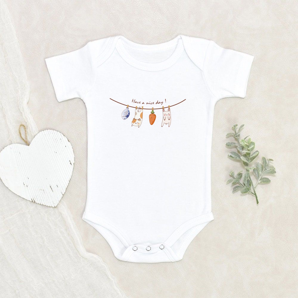 Mèo Dễ Thương In Họa Tiết Thời Trang Mẹ Bố Tôi Họ Bộ Áo Sơ Mi Sơ Sinh Cho Bé Body Quần Áo Thường Ngày Áo Trắng Tee Cha Mẹ Kid