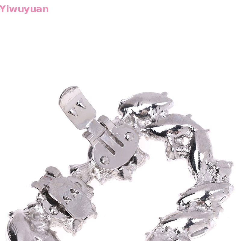 1 Kẹp Giày Cao Gót Đính Pha Lê Mới Cho Cô Dâu