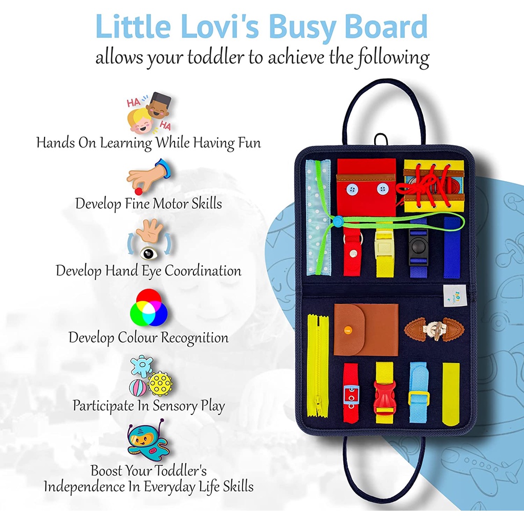 BUSY BOARD MONTESSORI TOYS MONTESSORI CHILDREN TOYS EARLY EDUCATION CLOTHING LEARNING BOARD BUSY BOOK HALLOWEEN CHRISTMAS BIRTHDAY GIFT NEW YEAR'S GIFT
