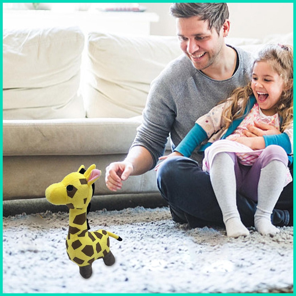 Thú Nhồi Bông Hình Động Vật Dễ Thương Trang Trí Xe Hơi