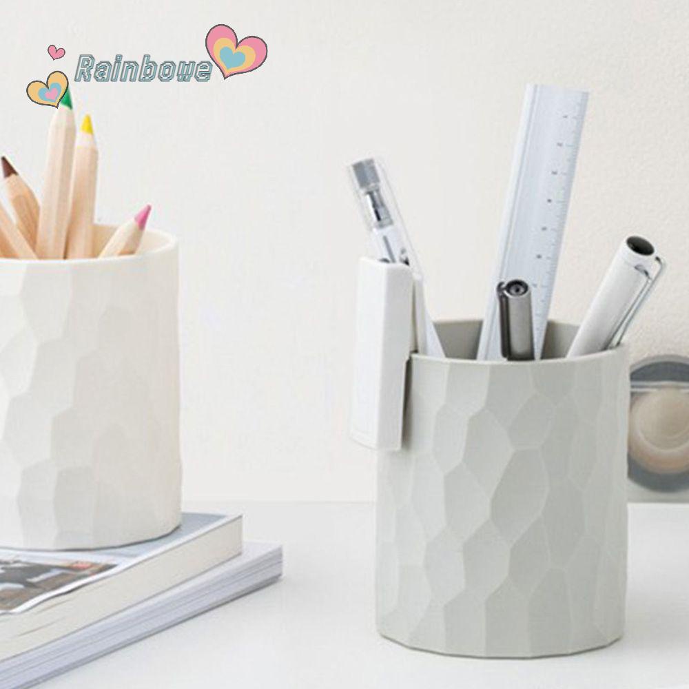Giá Đỡ Cọ Trang Điểm Đa Năng Màu Cầu Vồng Phong Cách Bắc Âu