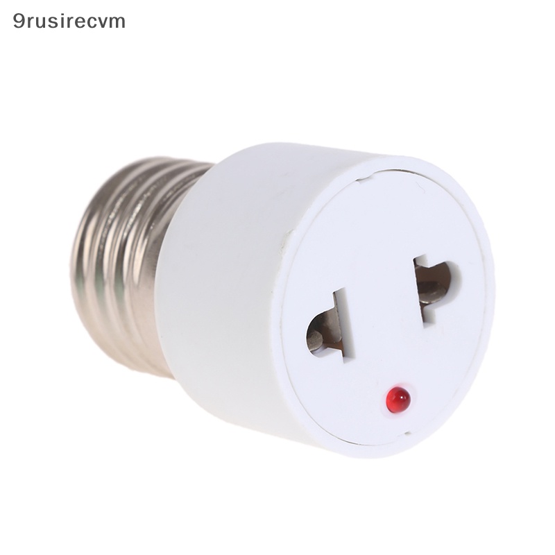 220V E27 ABS trắng nối phụ kiện US/EU cắm vít bóng đèn cơ sở Adapter mới