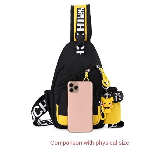 Túi Đeo Chéo Ngực / Đeo Trước Ngực In Hình Pokemon Go Phong Cách Thể Thao Cho Nam Và Nữ