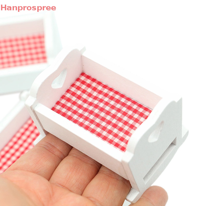 Nôi Ngủ Em Bé Trang Trí Nhà Búp Bê Tỉ Lệ 1: 12