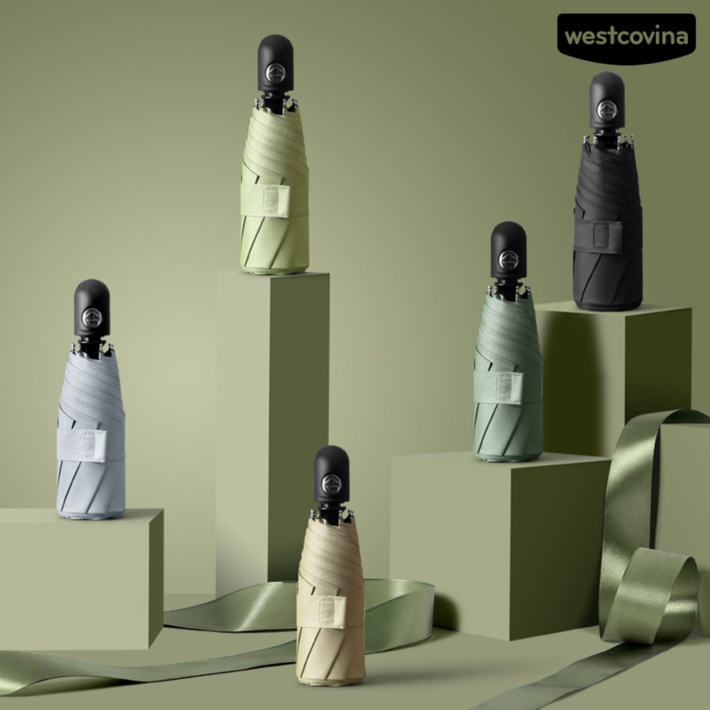 [COD]☁Dù Gấp Mini Chống Gió Chống Nắng Bằng Thép Không Gỉ