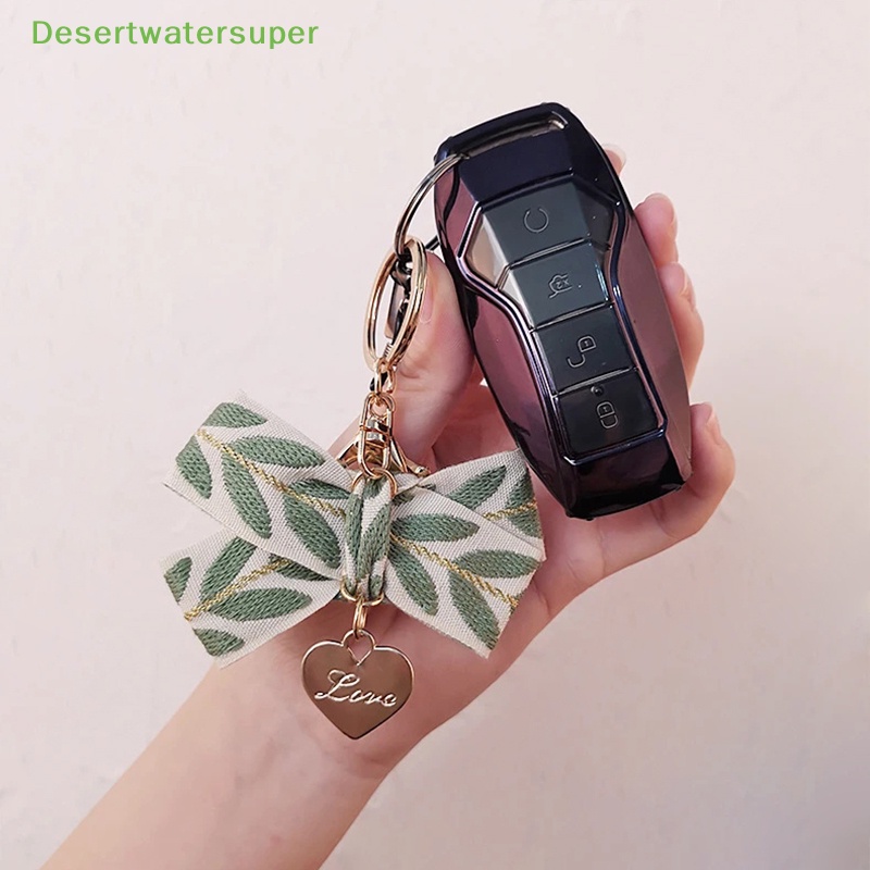 Dsvn Móc Khóa Họa Tiết Chiếc Lá Có Móc Khóa Điện Thoại Ví Trang Trí