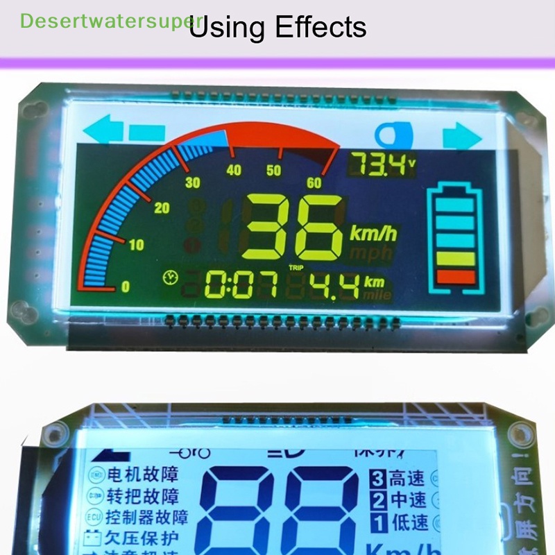 2 Đồng Hồ Điện Tử Màn Hình LCD Cho Xe Hơi