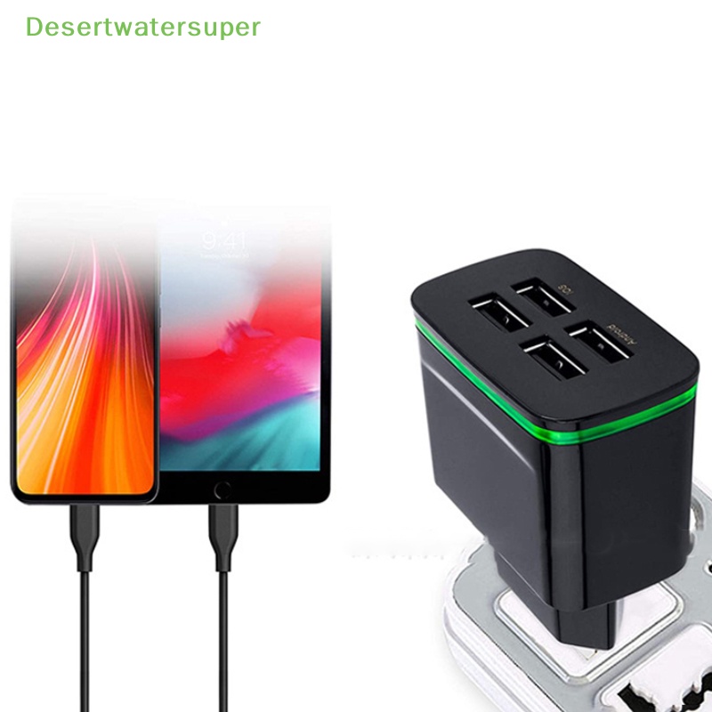 Bộ Sạc Nhanh 4 Cổng USB Tiện Lợi Cho Du Lịch