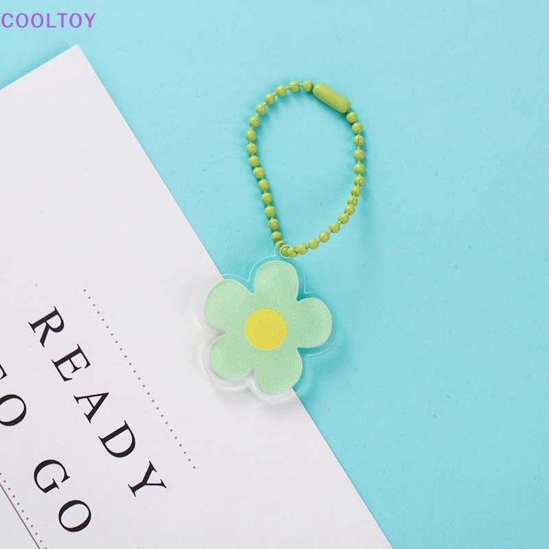 Móc Khóa Hình Hoa Hướng Dương Bằng Acrylic Dễ Thương