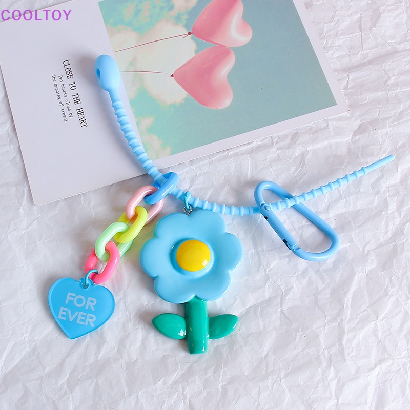 Móc Khóa Hình Hoa Hướng Dương Màu Sắc Ngọt Ngào Xinh Xắn Cho Nữ