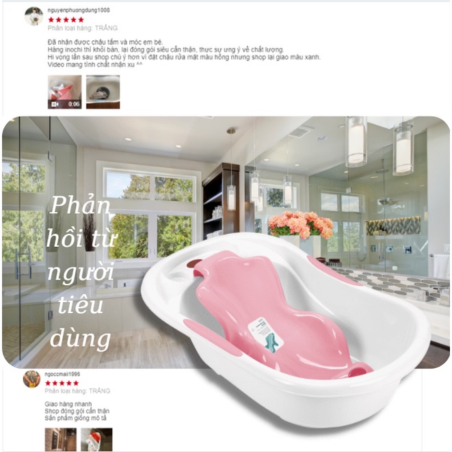 Chậu tắm cho bé sơ sinh inochi Notoro loại to 120L