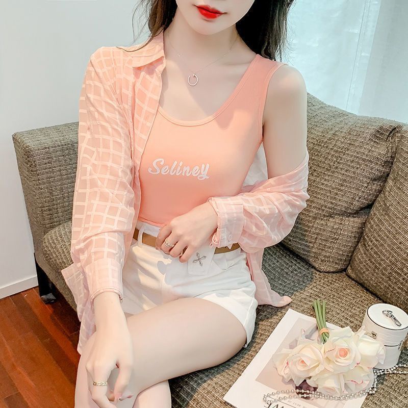 Set Áo Sơ Mi Ba Món Phối Quần Short Thời Trang Mùa Hè 2023 Mới Cho Nữ