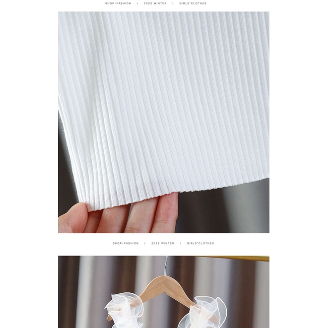 Áo Thun Không Tay Thắt Nơ Thời Trang Dành Cho Bé Gái