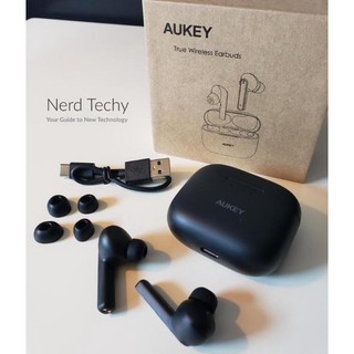 Tai nghe kèm hộp sạc không dây aukey ep-n5 anc true wireless/tai nghe lention t2 công nghệ chống ồn chủ động hybrid anc