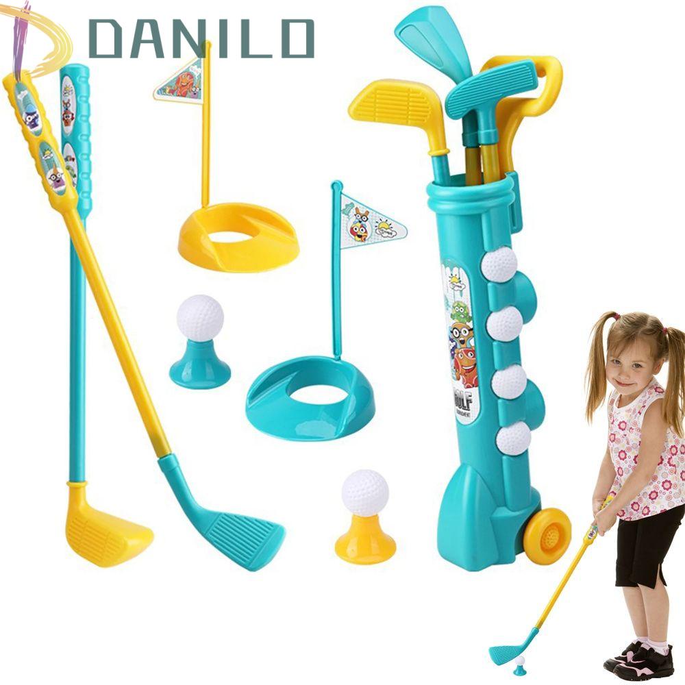 Bộ Gậy Đánh Golf Mini Bằng Nhựa Nhiều Màu Cho Bé