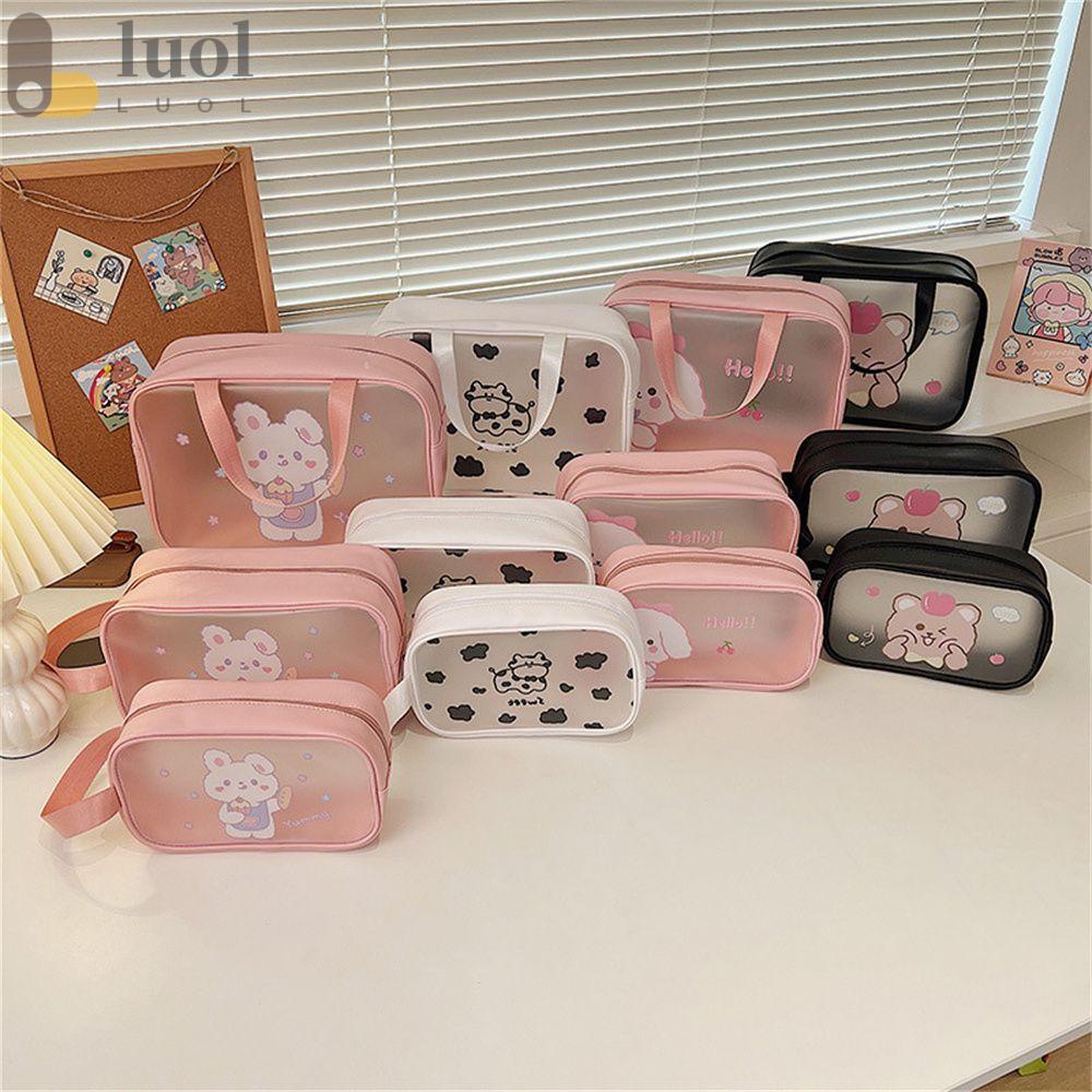 Túi Đựng Mỹ Phẩm Bằng PVC Trong Suốt Chống Thấm Nước Tiện Dụng