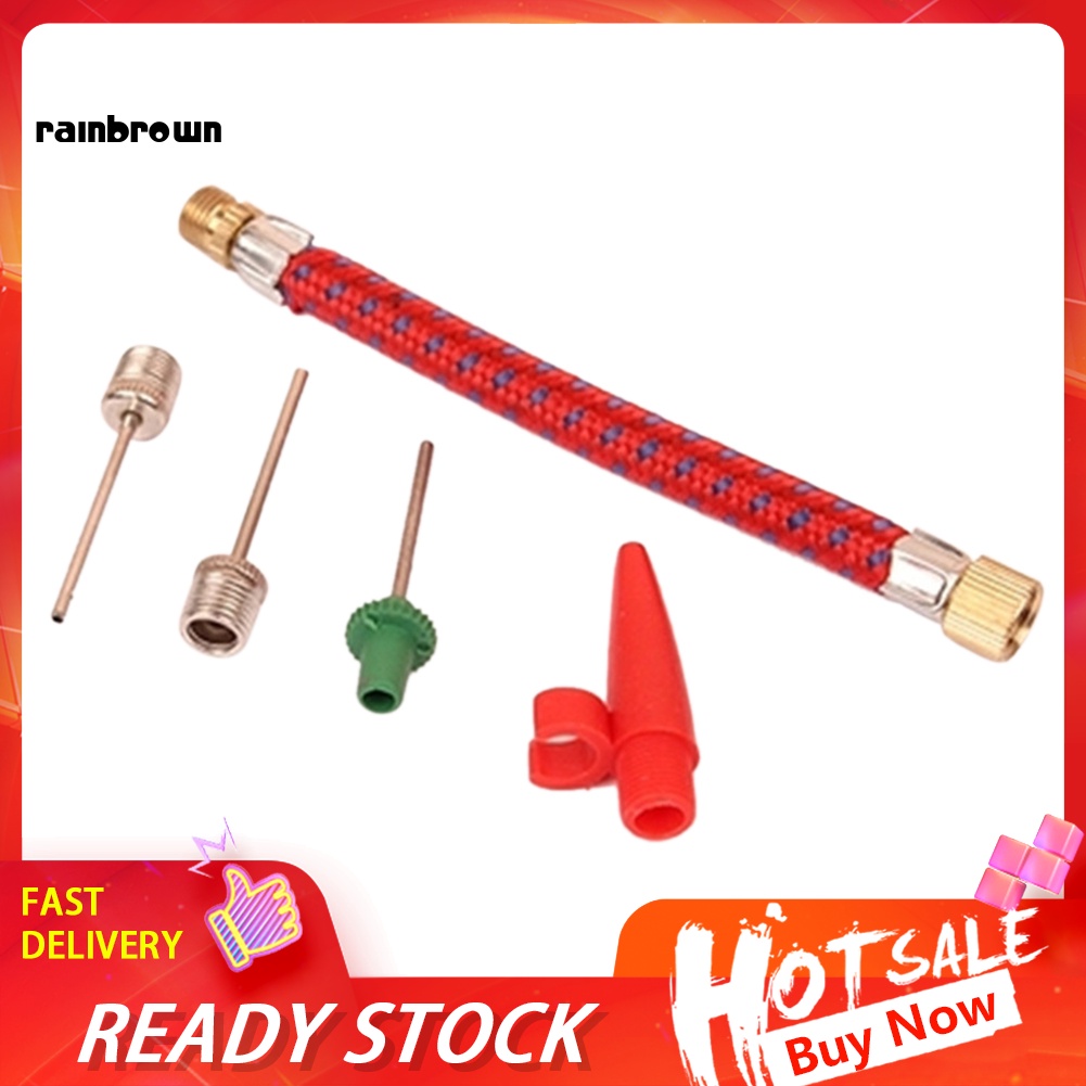 Bộ 5 Đầu Nối Van Bơm Hơi Xe Đạp / Bóng Đá